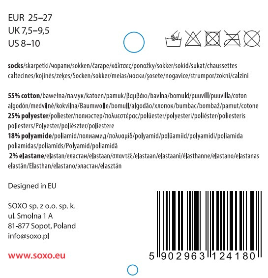 Blau Kinder Socken SOXO