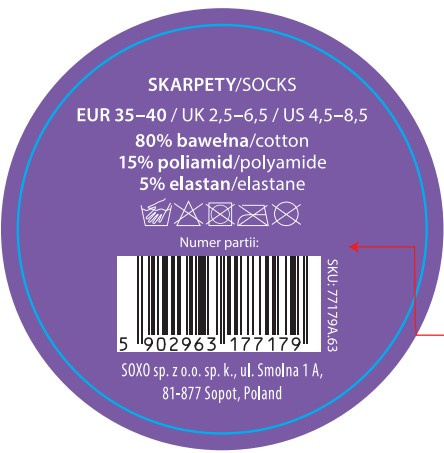 Skarpetki Plum Jam w Słoiku