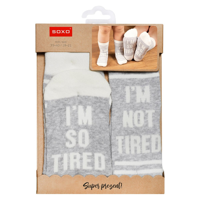 Satz SOXO-Socken für Mutter und Kind