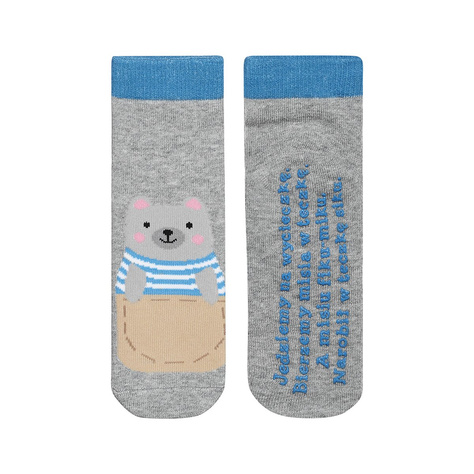 Children's socks SOXO with Polish inscriptions 