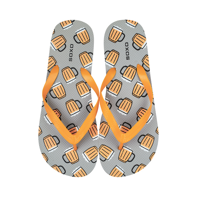 SOXO Strand Flip Flops unisex | Bier Muster