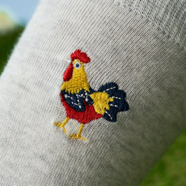 Bunte Herrensocken SOXO Ländliche Eier - 3 Paar