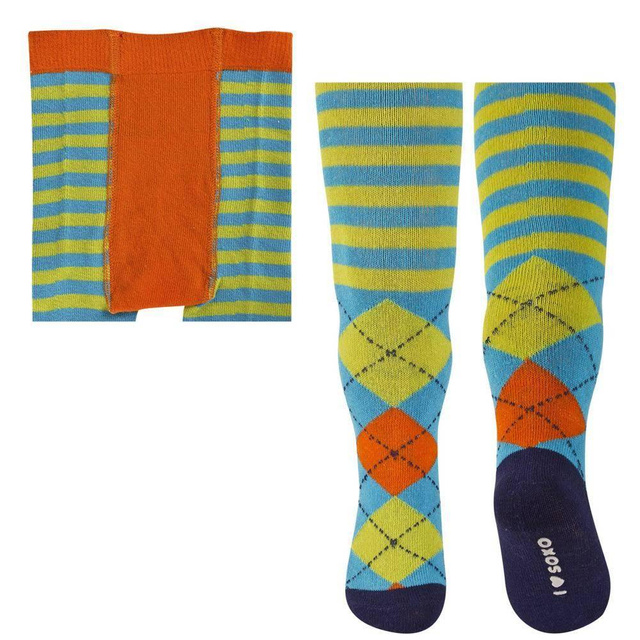 Rajstopy niemowlęce kolorowe SOXO wzorki