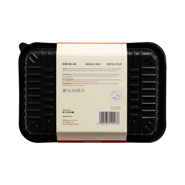 Set aus Steaksocken und Hamburgersocken in einer Box