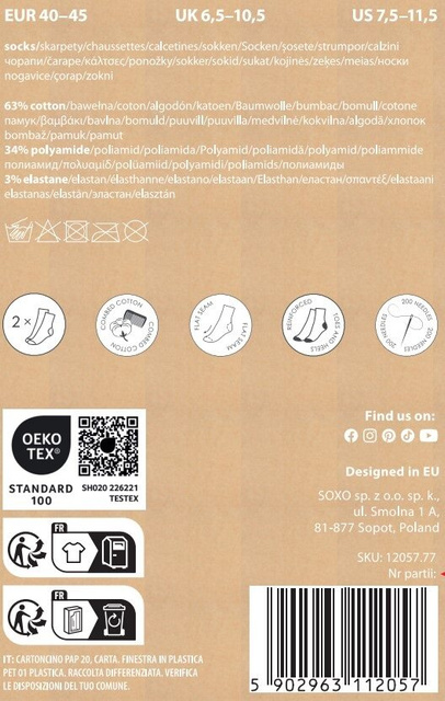 2 Paar von lustigen Socken mit Ei und Hahnmotiv in einzigartiger Verpackung | Herrensocken | SOXO