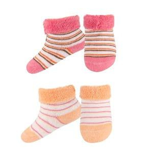 Set of 2x SOXO terry cotton baby socks