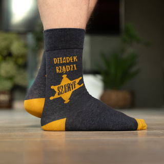 SOXO Herrensocken - "Dziadek rządzi"