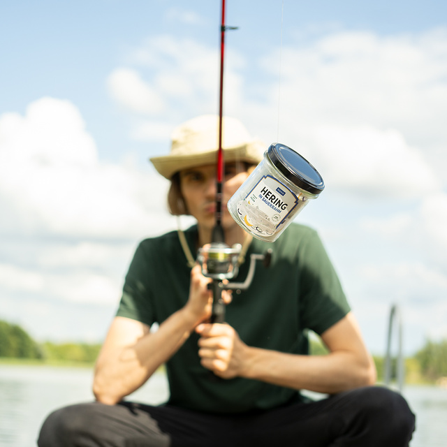 Herrensockenhering SOXO im Glas für ihn