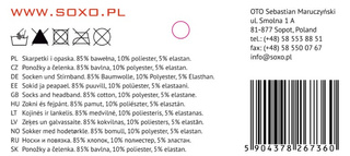 Zestaw niemowlęcy SOXO skarpetki z opaską
