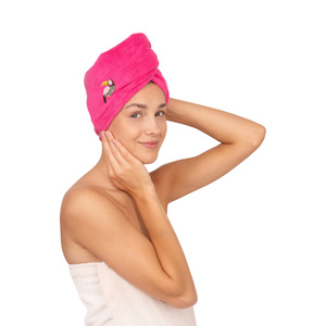 MOMO WAY Pink hair turban | towel