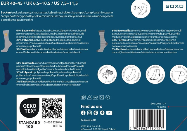 3 Paar von lustigen Socken Geschenk für Opa in einzigartiger Verpackung | Herrensocken | Ein Geschenk für Opa von Soxo