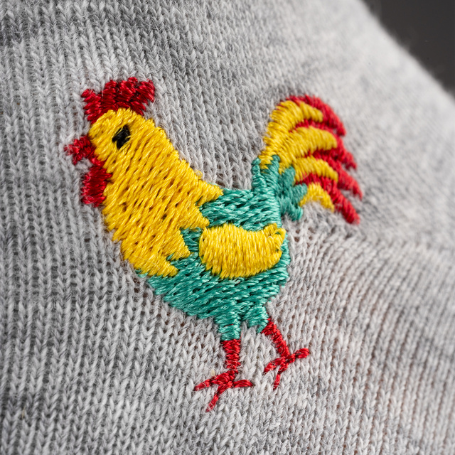 5x SOXO bunte Ostersocken für Herren und Damen