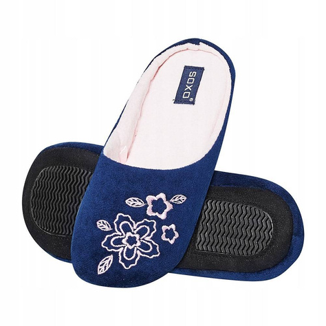 OUTLET Navy blue women's slippers