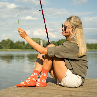 Women's socks SOXO | Herring rolls in a box | perfect gift idea | Mikolajki | for her