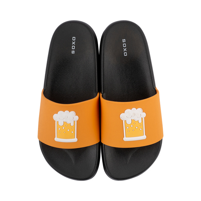 SOXO Strand Latschen unisex | Beer Muster