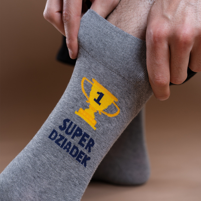 SOXO Herrensocken - "Super Dziadek"