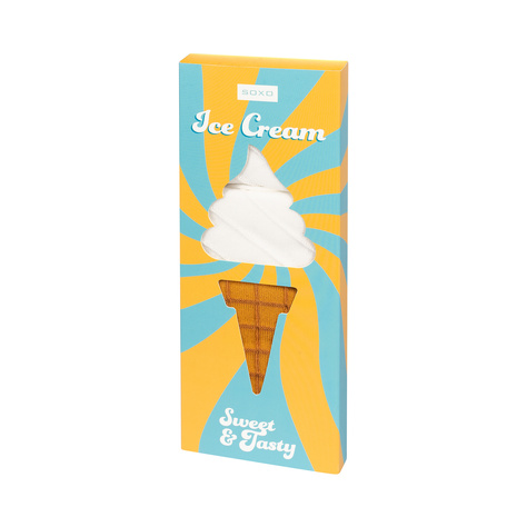 Set of 2x women's ice cream socks in a cone perfect for a gift 