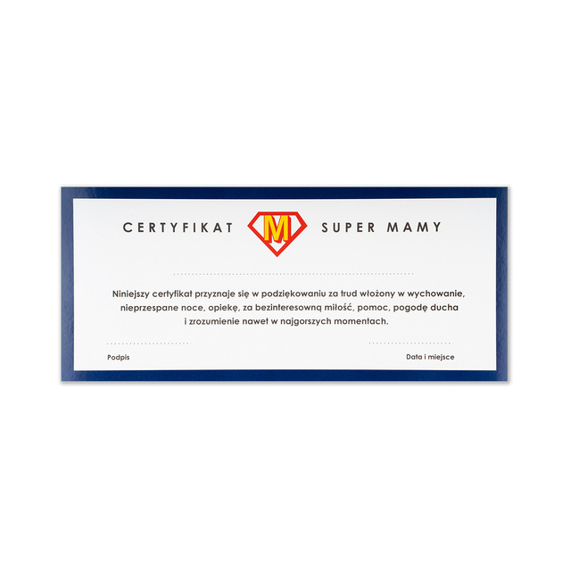 Hausschuhe für Mama SOXO mit polnischer Inschrift in einer Geschenkbox