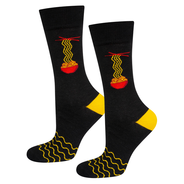 Herrensocken bunt SOXO | Mustern OYAKATA Classic in einer Tasse