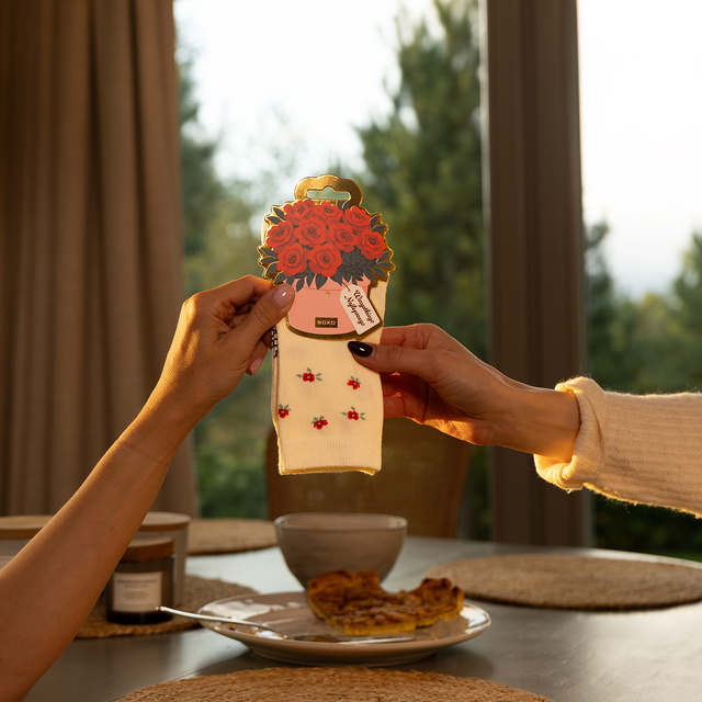 Damen Fußzeilen SOXO mit polnischen Untertiteln Lustige Geschenk