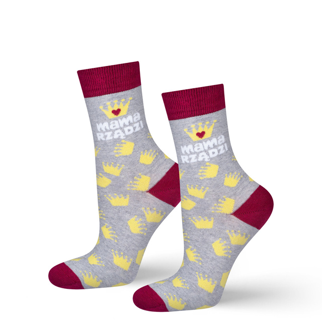 Bunte Damen Socken SOXO GOOD STUFF Lustige Mama