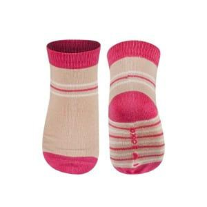 Beige baby SOXO socks with striped modal