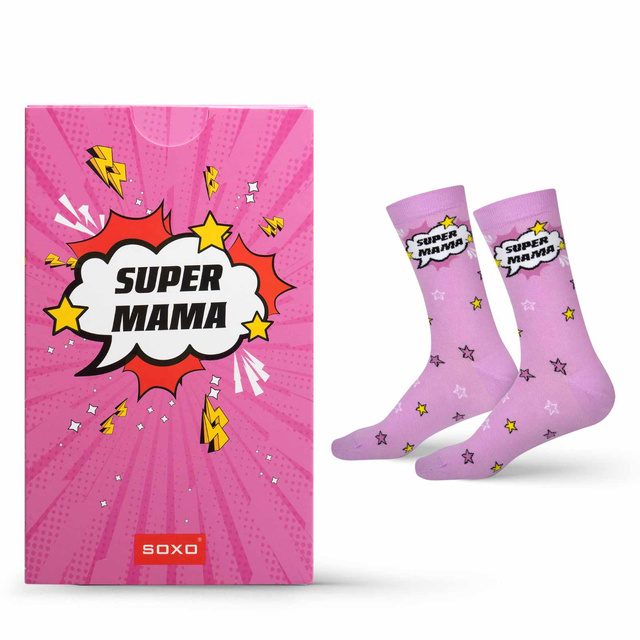 Women's socks SOXO laurel Super Mama