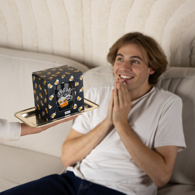 Set 2x Men's SOXO Socks | Marijuana in a jar | Pale lager beer in a can