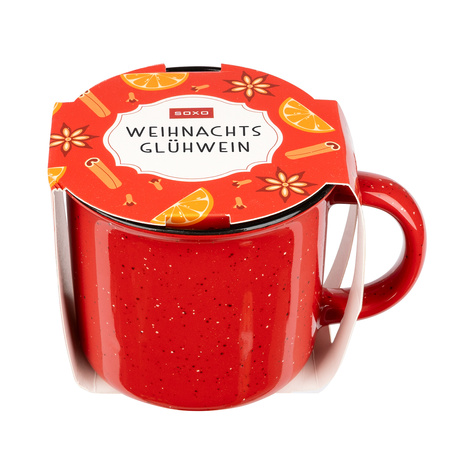 Damen Bunte SOXO GOOD STUFF Socken | Glühwein in einer Tasse | Geschenk für sie