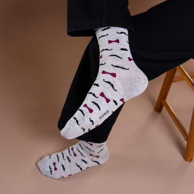 SOXO Herrensocken - "Super Dziadek"