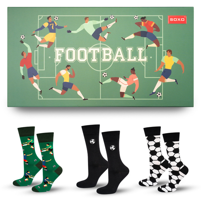 Socken mit Football-Motiv 3er-Pack