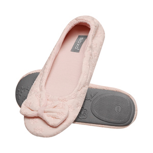 Pink SOXO women's ballerina slippers