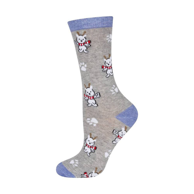 Women's Socks SOXO GOOD STUFF colorful cotton reindeer Holidays Christmas Gift