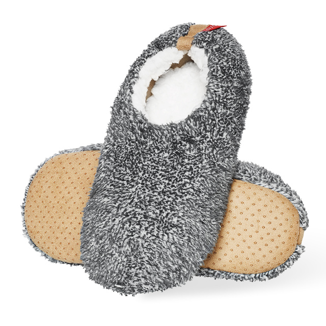 Men's slippers SOXO SUPER SOFT with non-slip sole and PVC insets