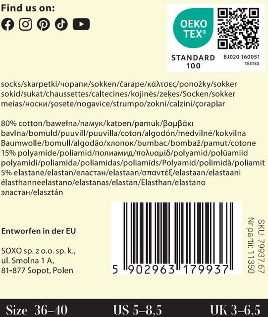 Socken in Prosecco-Flasche