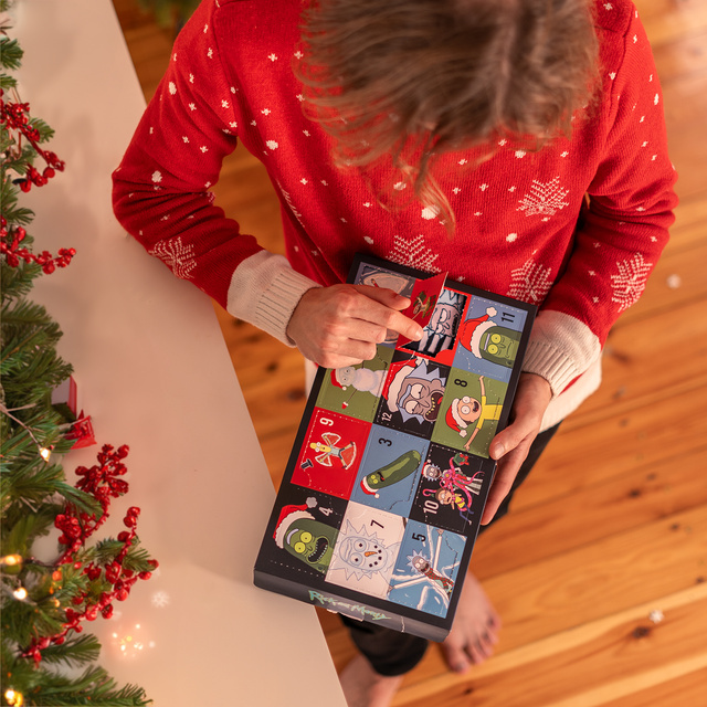 Advent Calendar with Socks Rick and Morty 6-Pack