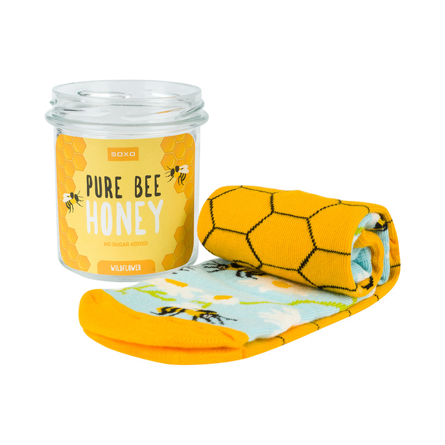 Skarpetki Pure Bee Honey w Słoiku