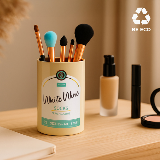 Men's colorful socks SOXO Gin in a bottle