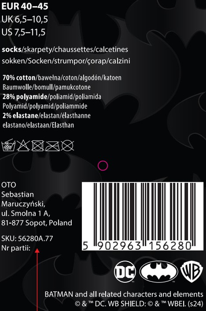 Skarpetki Batman DC Comics