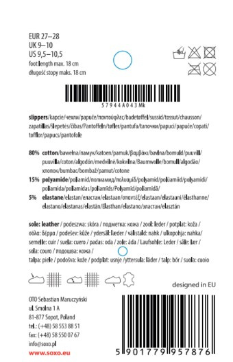 Kapcie dziecięce kolorowe SOXO piosenkarka