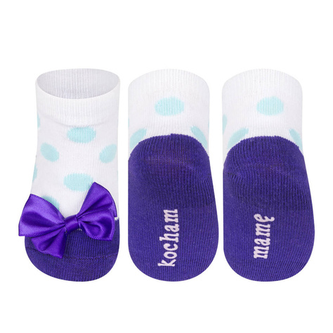 SOXO baby socks purple