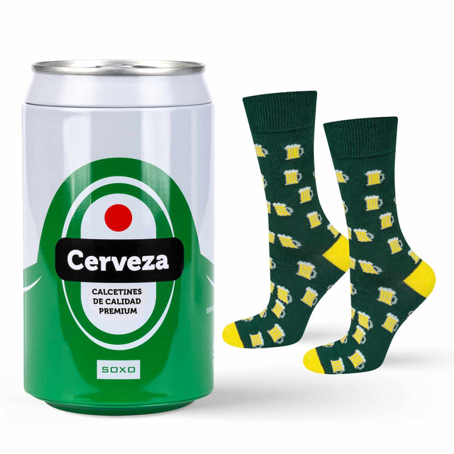 Skarpetki SOXO piwo w puszce
