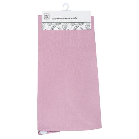 MOMO WAY powder pink hair turban | towel 