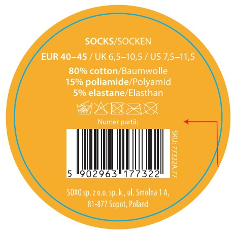 1 Paar von lustigen Socken mit Honeymotiv im einem Glas | Herrensocken | SOXO