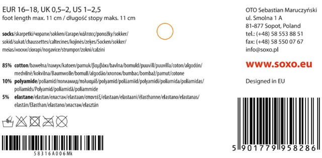 1 Paare von lustige Socken mit Küken | Babysocken | SOXO