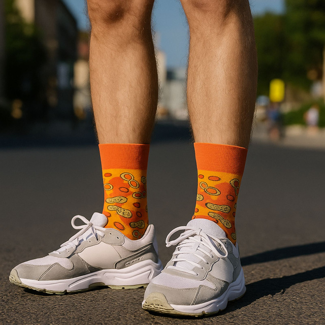 Women's Socks | Men's SOXO GOOD STUFF funny peanut butter in a jar | funny gift | for her | for Him Unisex