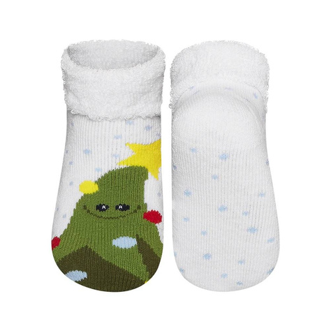 White baby socks SOXO Christmas