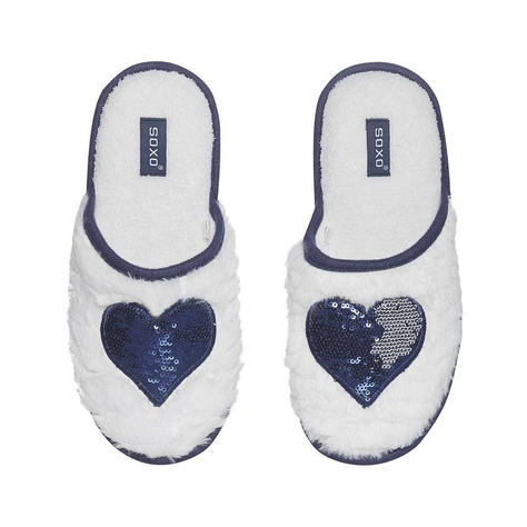 White SOXO women's slippers