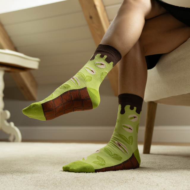 Dubai Chocolate Socks