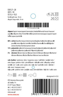 Kapcie dziecięce kolorowe SOXO piosenkarka